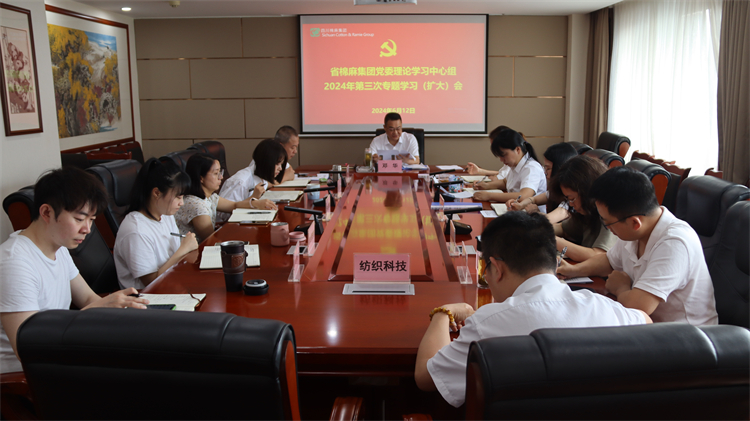 集團(tuán)公司召開(kāi)黨委理論學(xué)習(xí)中心組2024年第三次專題學(xué)習(xí)（擴(kuò)大）會(huì)