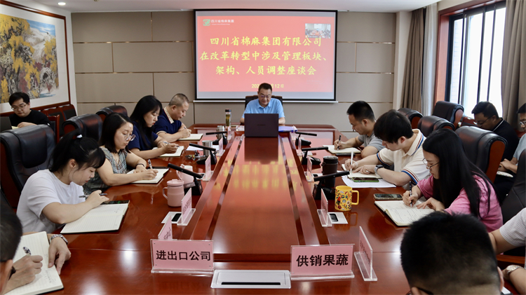 集團(tuán)公司召開(kāi)在改革轉(zhuǎn)型中涉及管理板塊、架構(gòu)、人員調(diào)整座談會(huì)