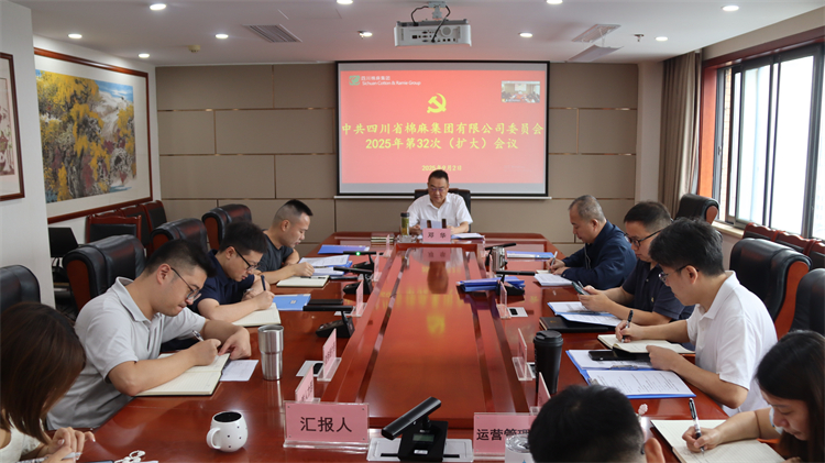 集團(tuán)公司召開2025年第32次黨委（擴(kuò)大）會議