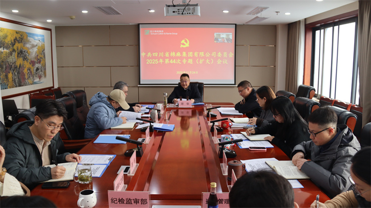 集團(tuán)公司召開2025年第44次黨委（擴(kuò)大）會(huì)議